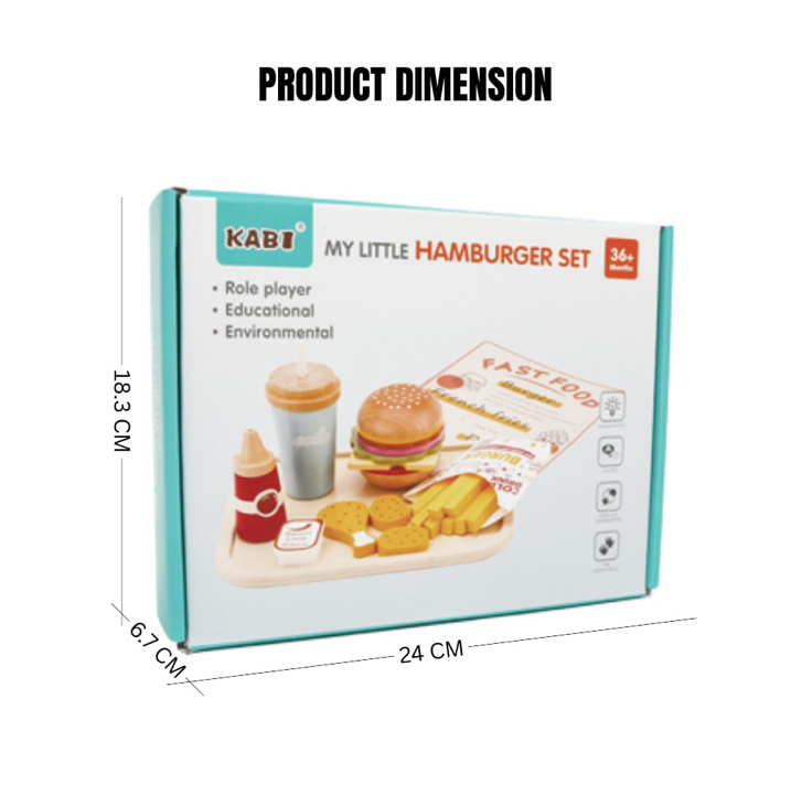 Kabi My Little Hamburger Set
