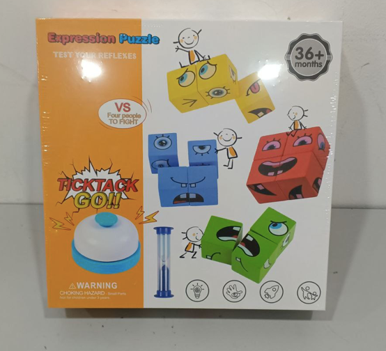 Wooden Face Expression Puzzle