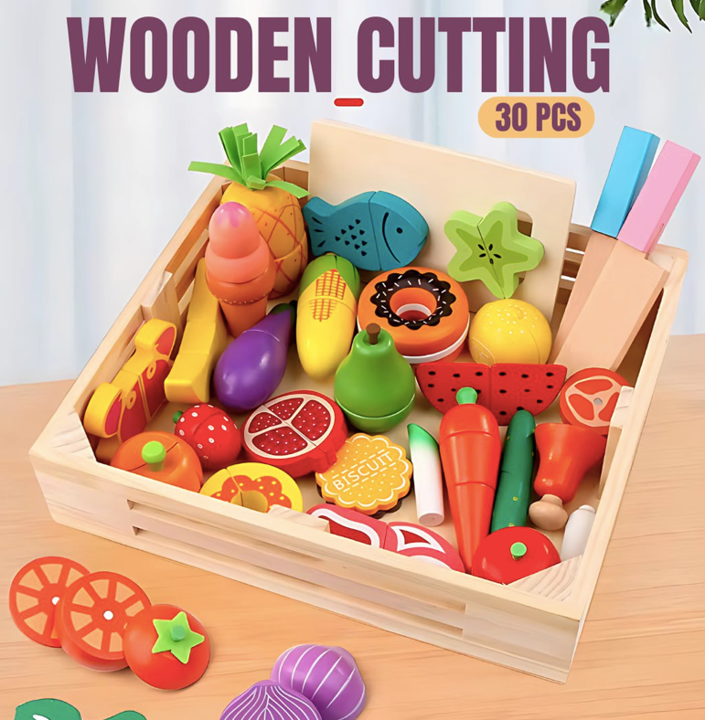Wooden Cutting 30pcs