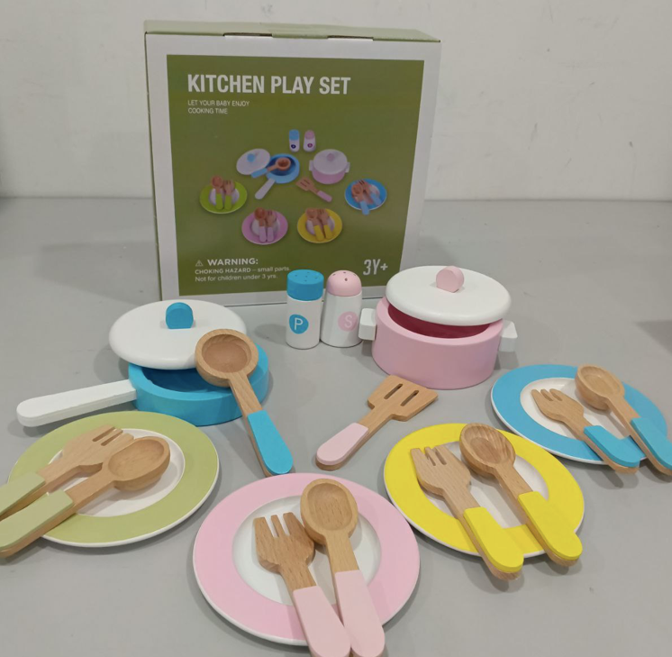 Wooden Colorful Dinnerware