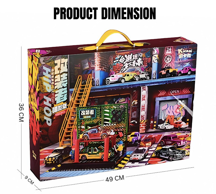 Kicasi Hip Hop 33pcs Alloy Cars