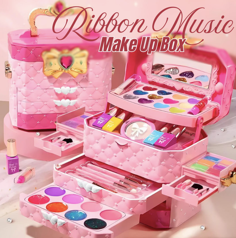 Ribbon Music Make Up Box