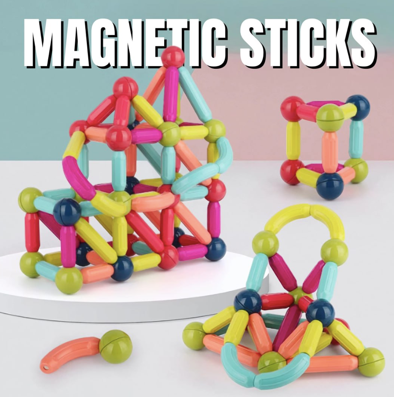 Magnetic Sticks 128pcs