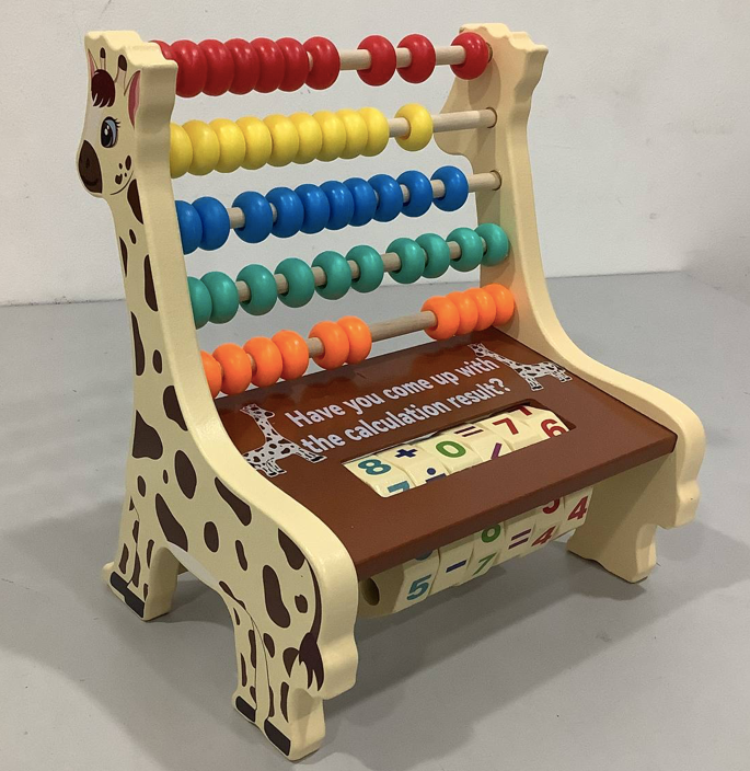 Wooden Giraffe 2in1 Calculation Rack