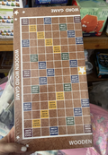 Wooden scrabble