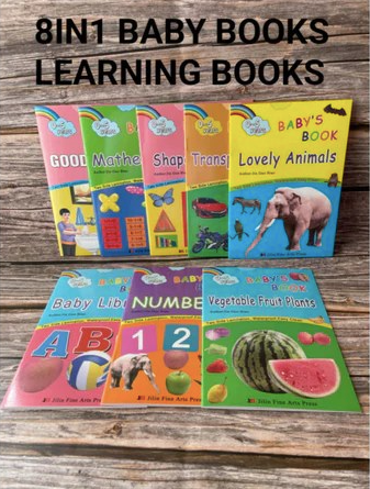 Set of 8’s Baby Learning Books