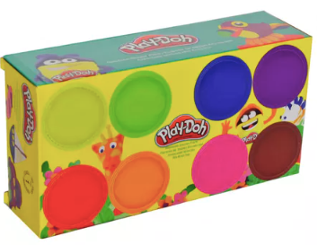 8pcs Bottles Color Clay Dough