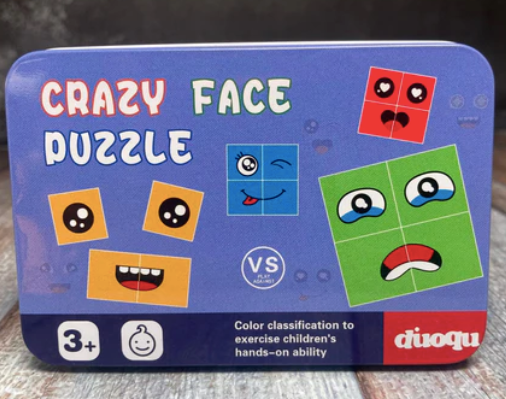 Crazy face puzzle