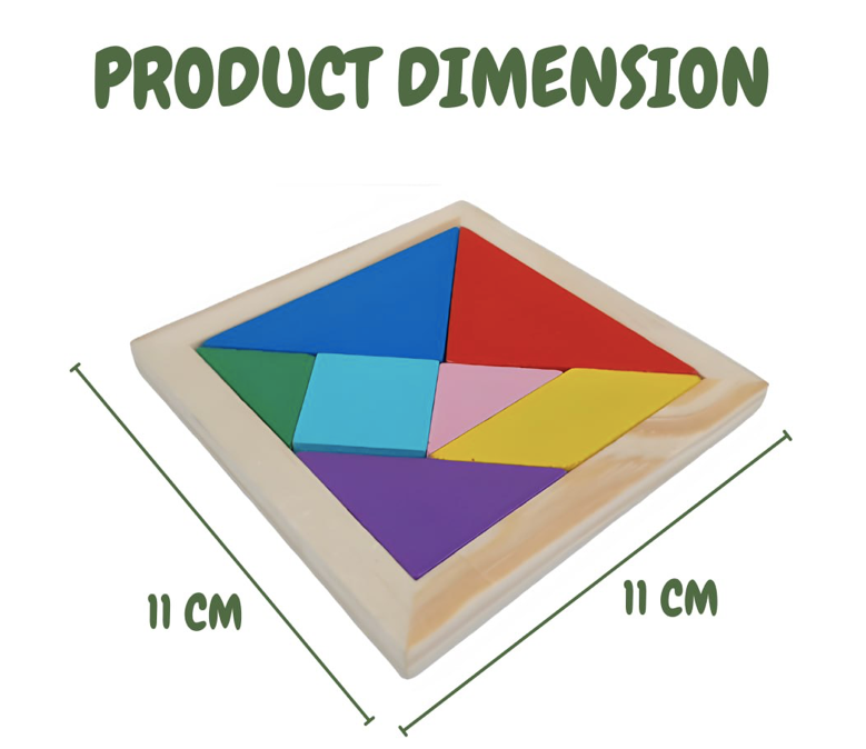 Wooden Mini Tangram