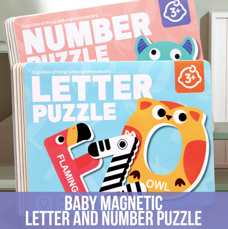 Magnetic Letter and Number Puzzle