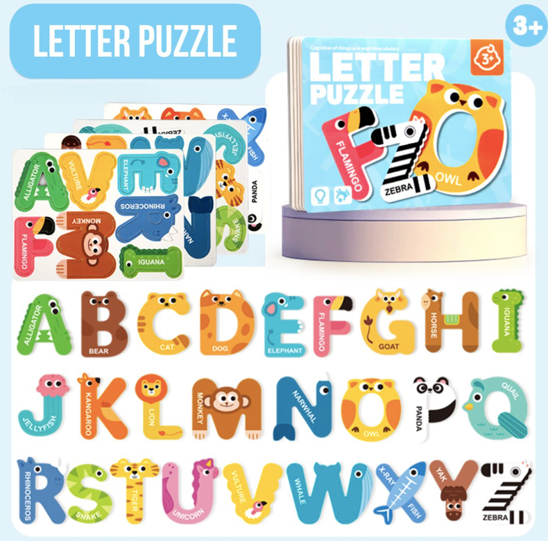 Magnetic Letter and Number Puzzle