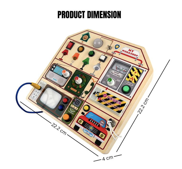 Wooden Busy Board