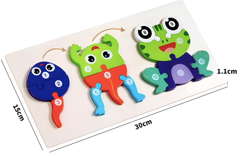 Wooden Growing Puzzle