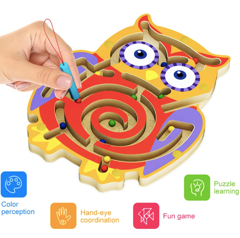 Wooden Animal Large Maze