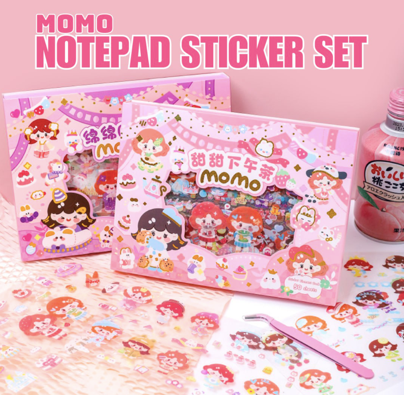 Momo Notepad Sticker Set