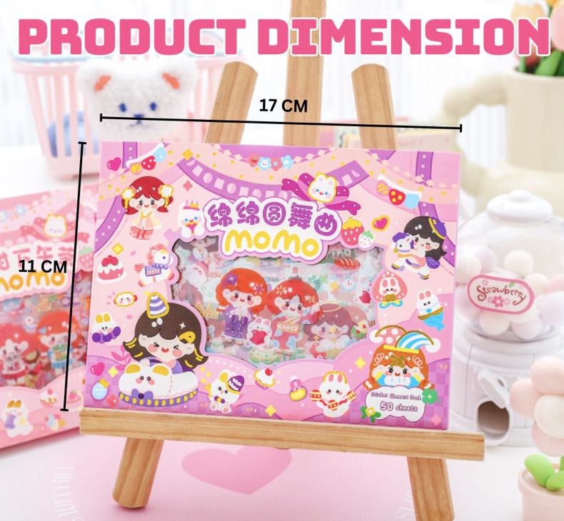 Momo Notepad Sticker Set
