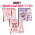 Nini Coloring and Sticker Pad
