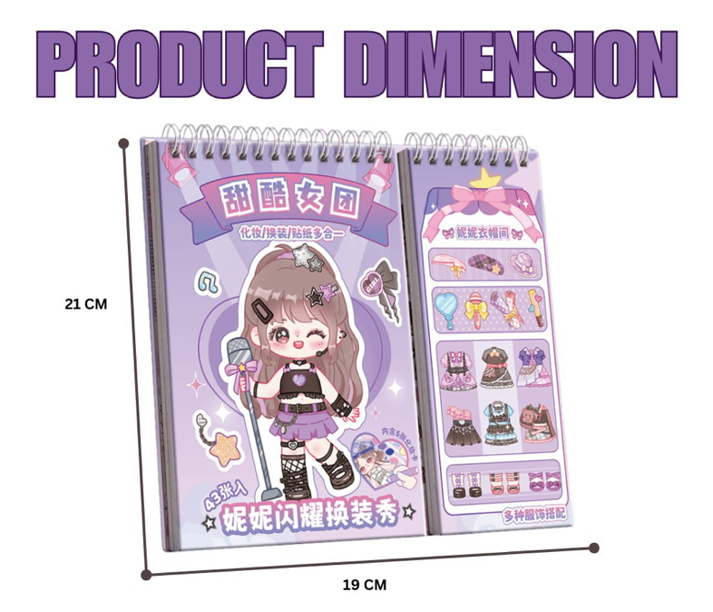 Nini Coloring and Sticker Pad