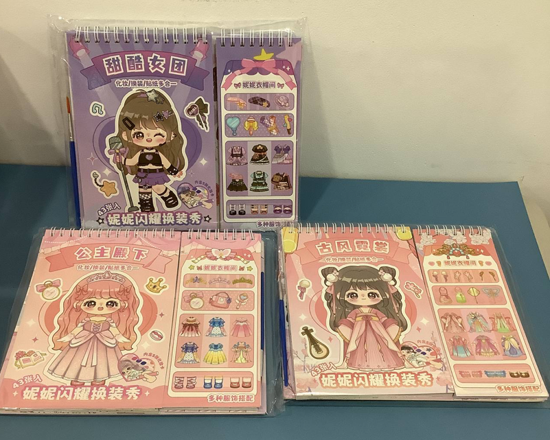 Nini Coloring and Sticker Pad