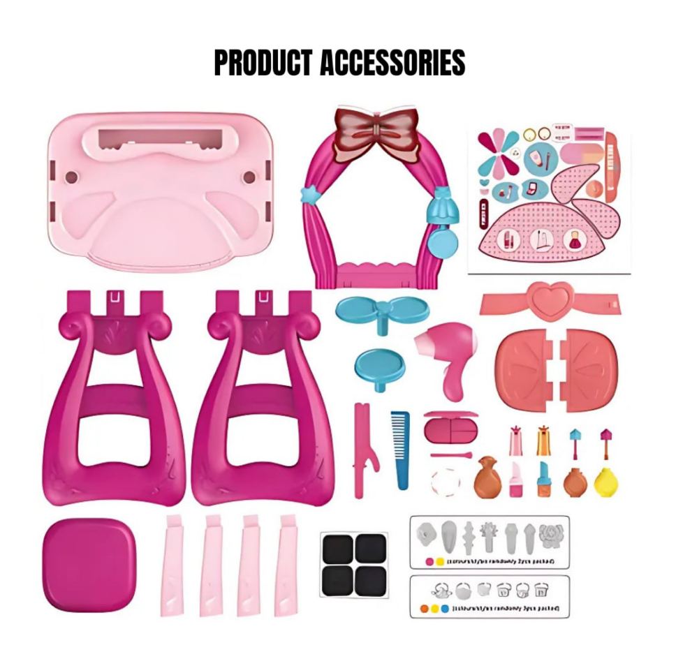 Ribbon Fushia Pink Dresser