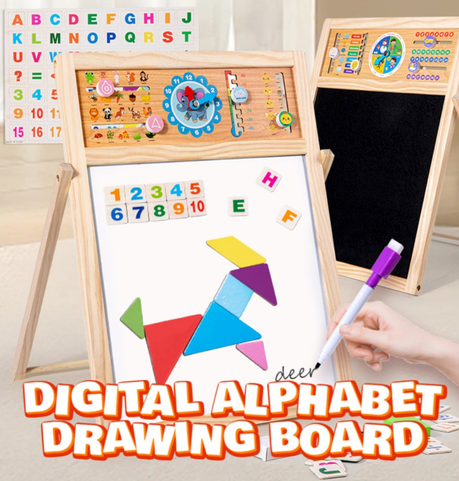 Digital Alphabet Drawing Board
