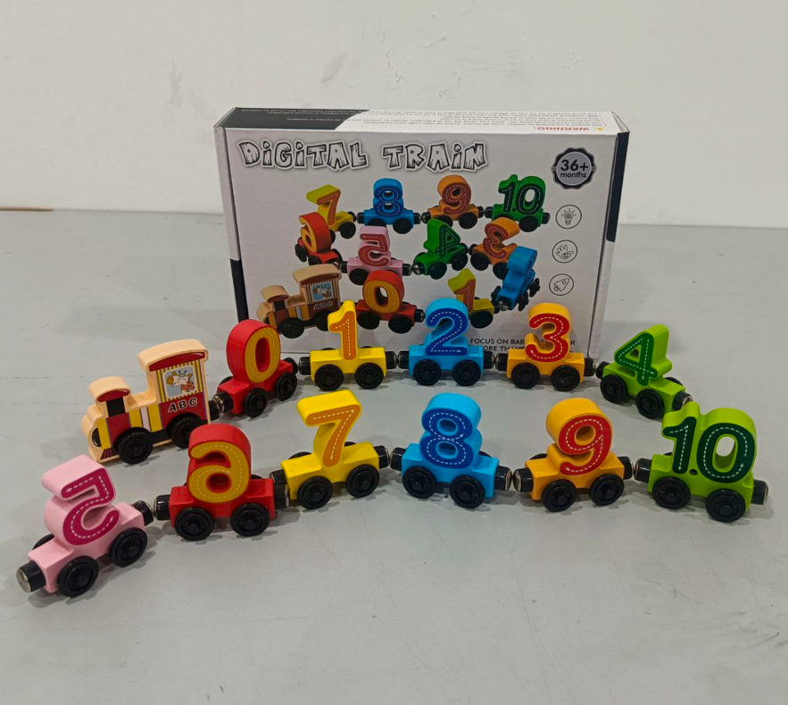 Digital Numbers Train