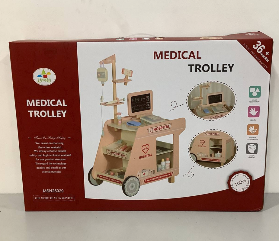 Medical Wooden Trolley