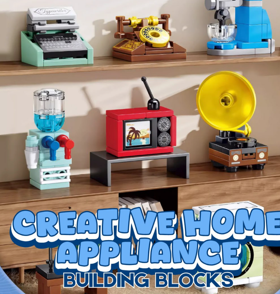 Creative Home Appliance Building Blocks (16pcs/box)