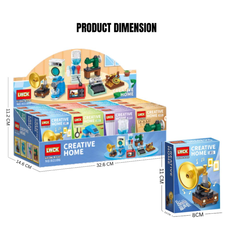 Creative Home Appliance Building Blocks (16pcs/box)