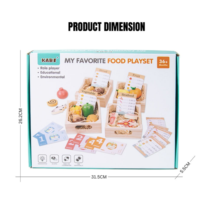 My Favorite Food Playset