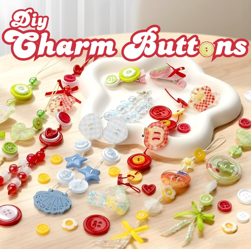 DIY Charm Buttons