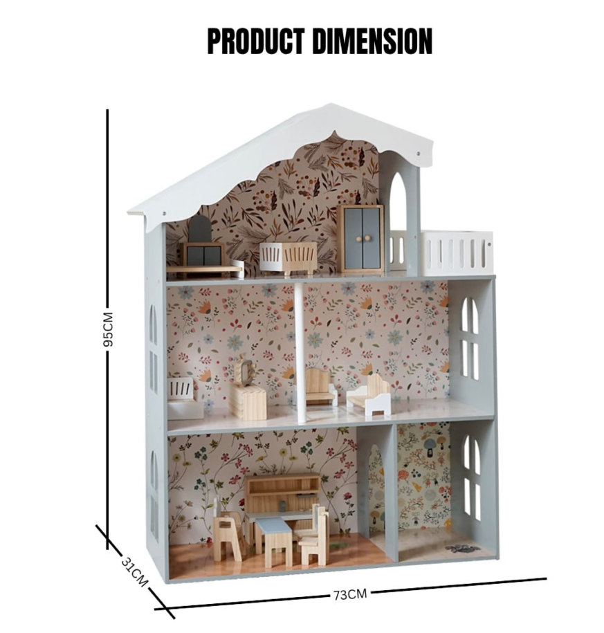 Wooden Blossom Dollhouse