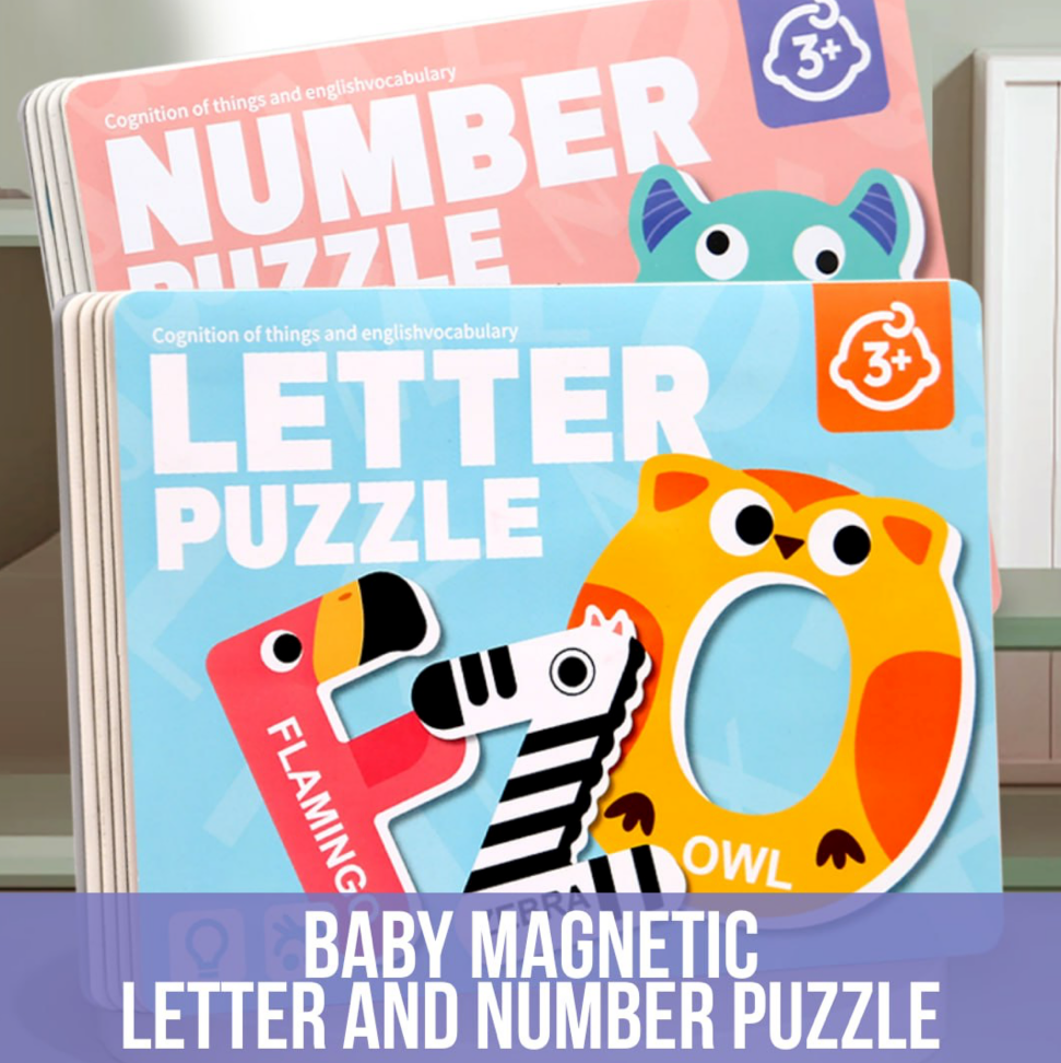 Magnetic Letter and Number Puzzle