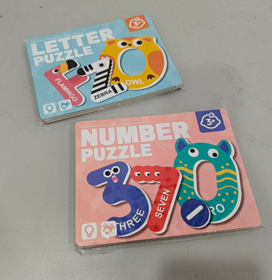 Magnetic Letter and Number Puzzle