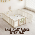 Tree Play Fence with Mat