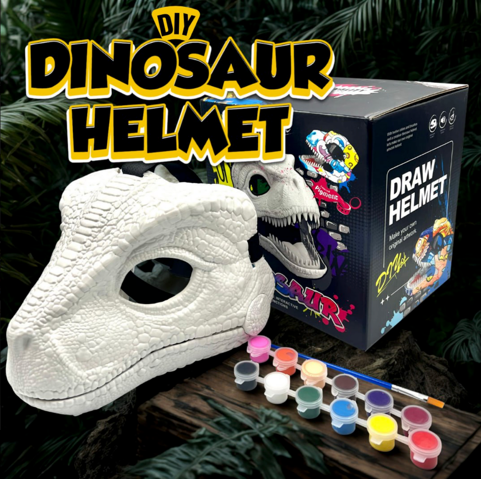 DIY Dinosaur Helmet