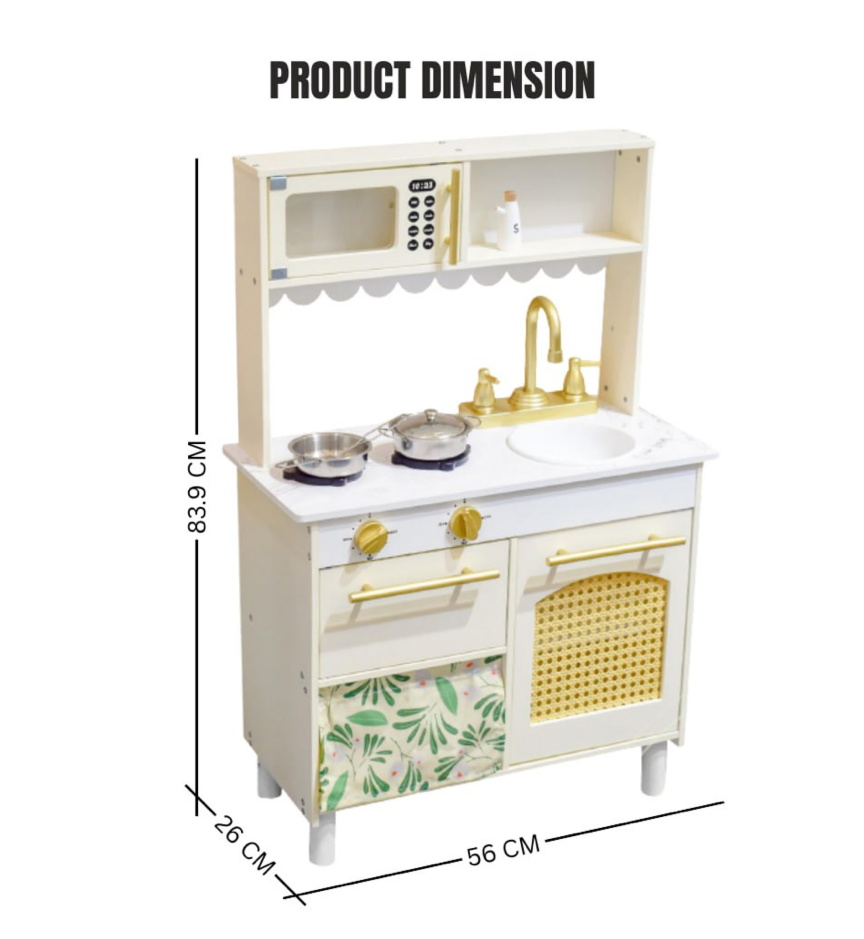 Wooden European Style Kitchen