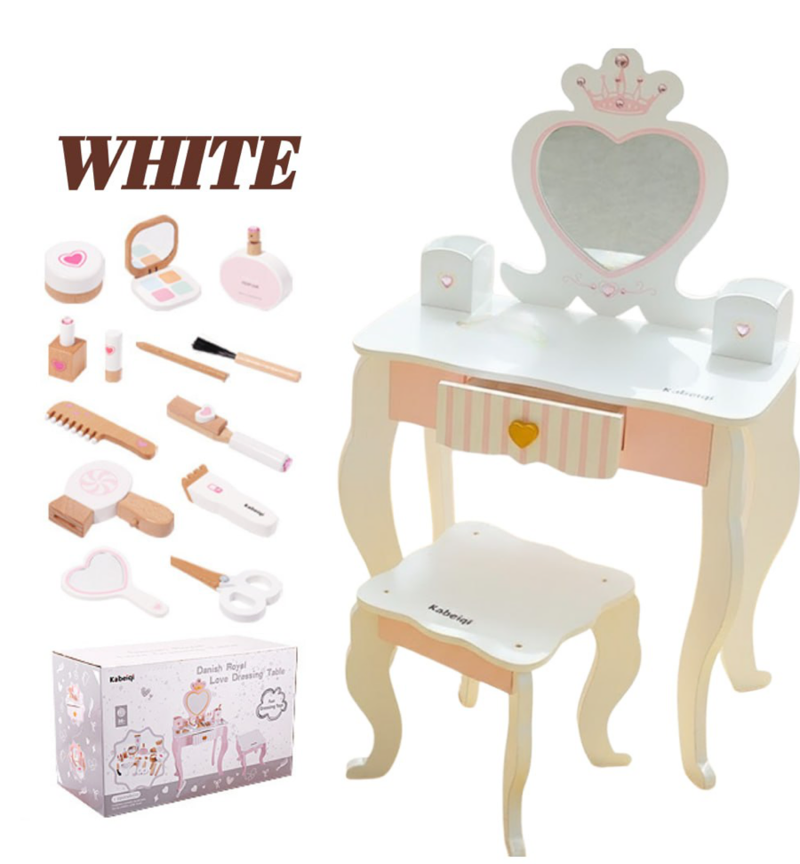 Danish Royal Love Wooden Dressing Table