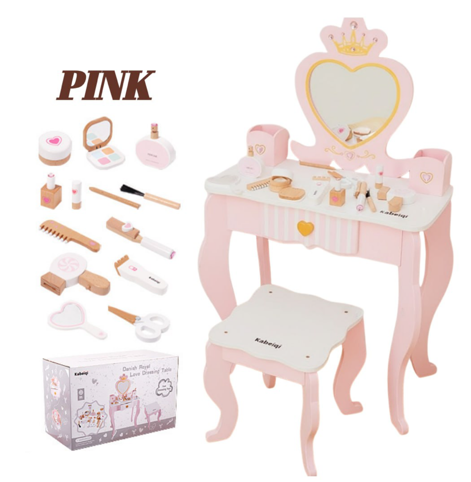 Danish Royal Love Wooden Dressing Table