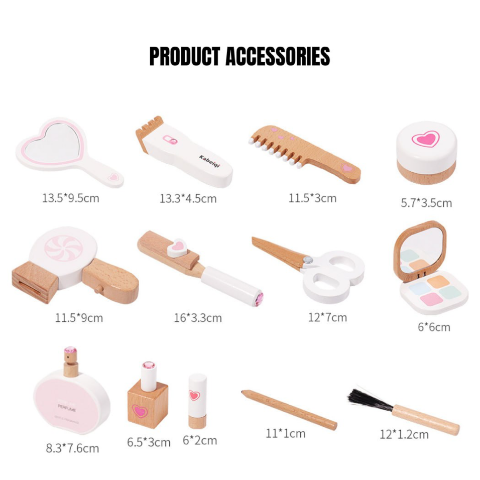 Danish Royal Love Wooden Dressing Table