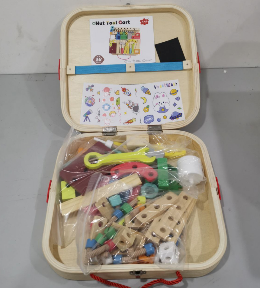 Wooden Nut Tool Cart