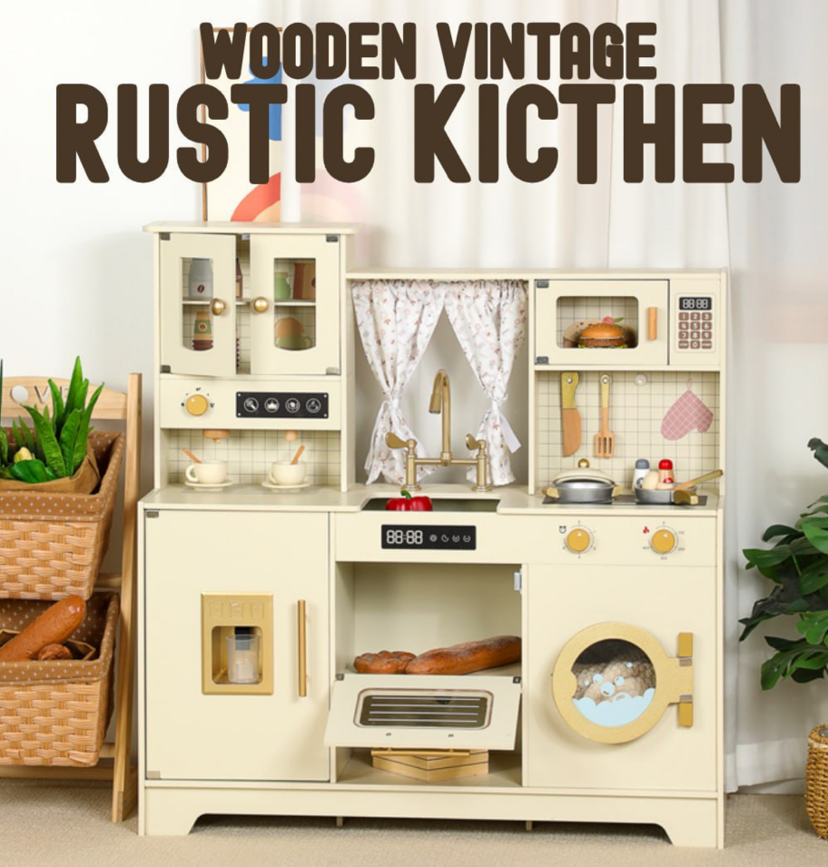 Wooden Vintage Rustic Kitchen