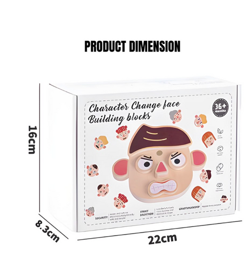 Character Change Face Building Blocks