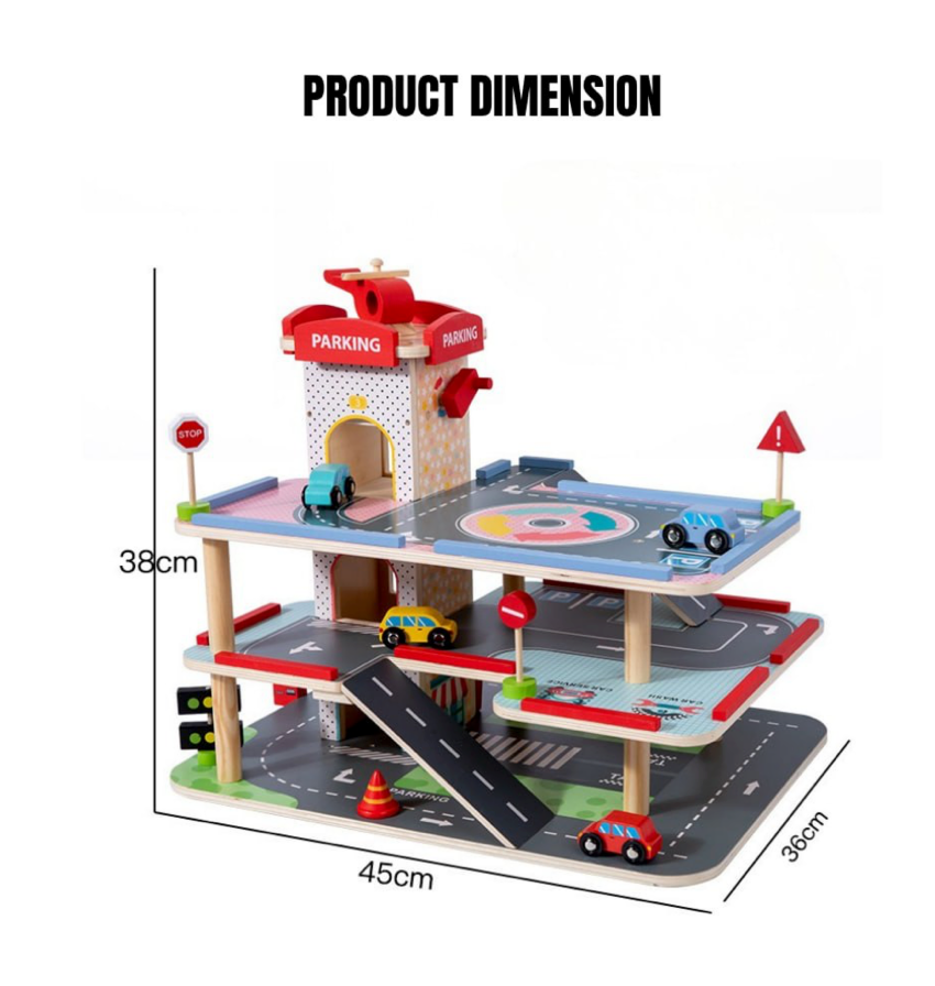 Wooden Parking Center