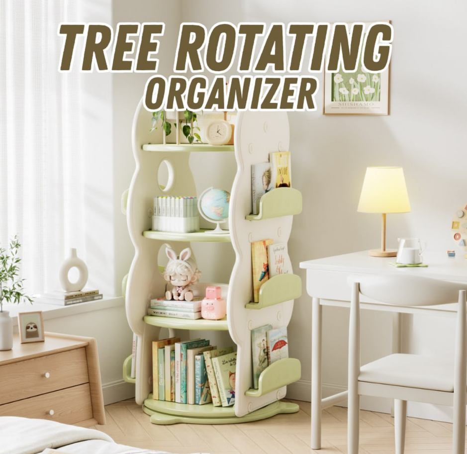Tree Rotating Bookshelf