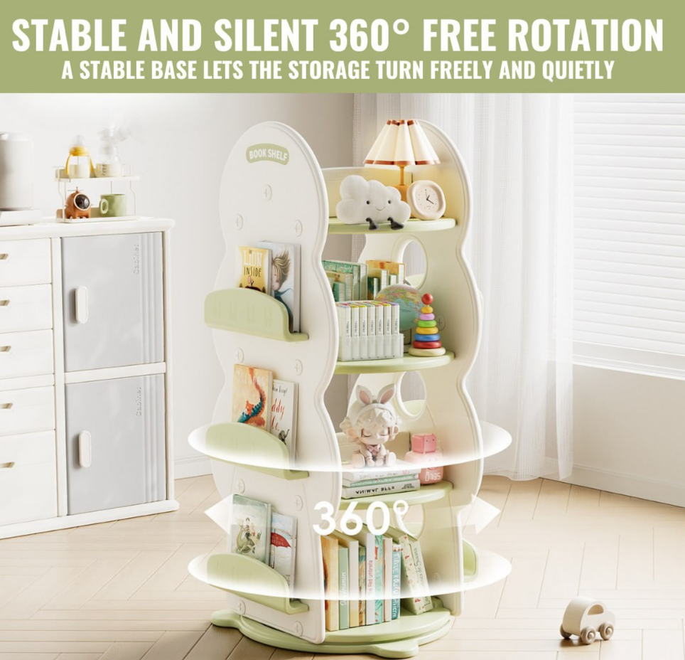 Tree Rotating Bookshelf