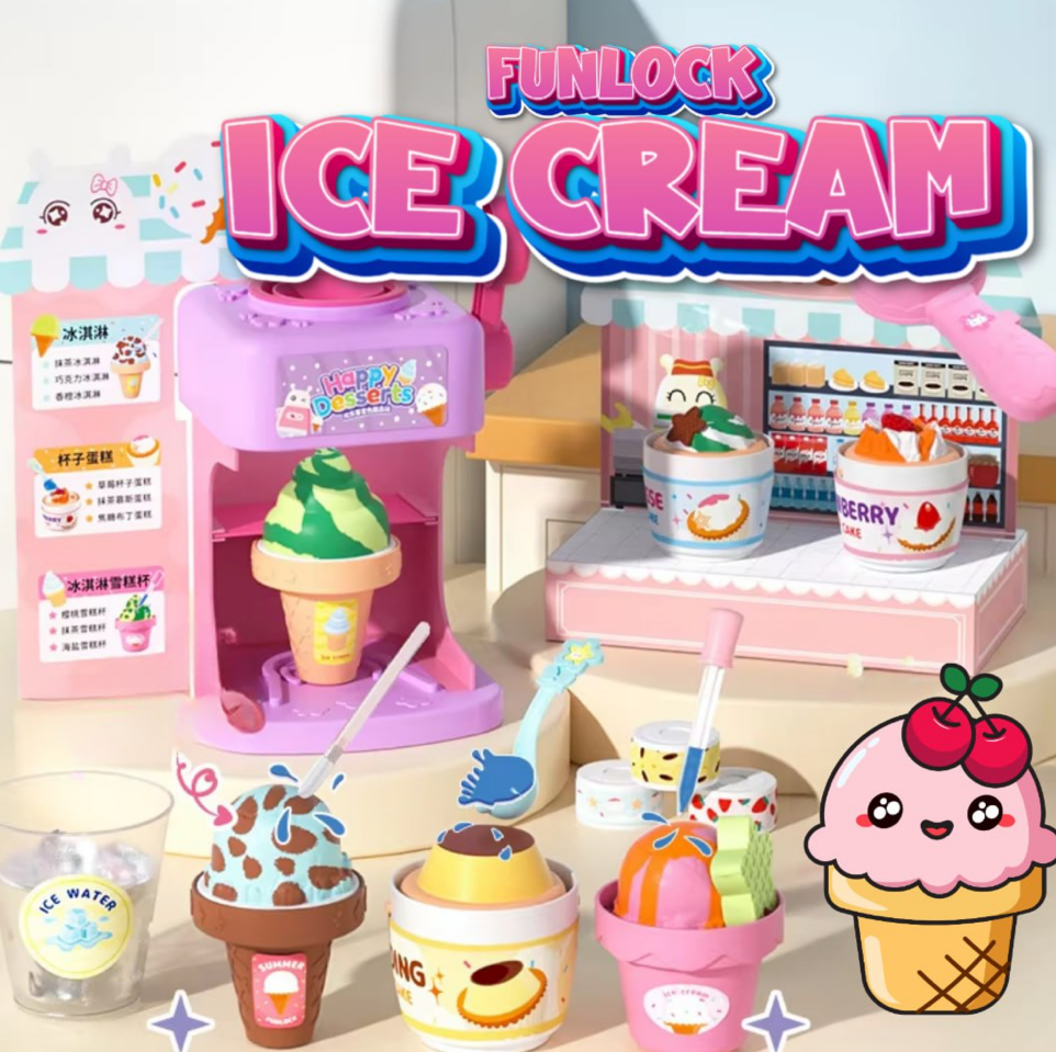 Funlock Color Changing Ice Cream