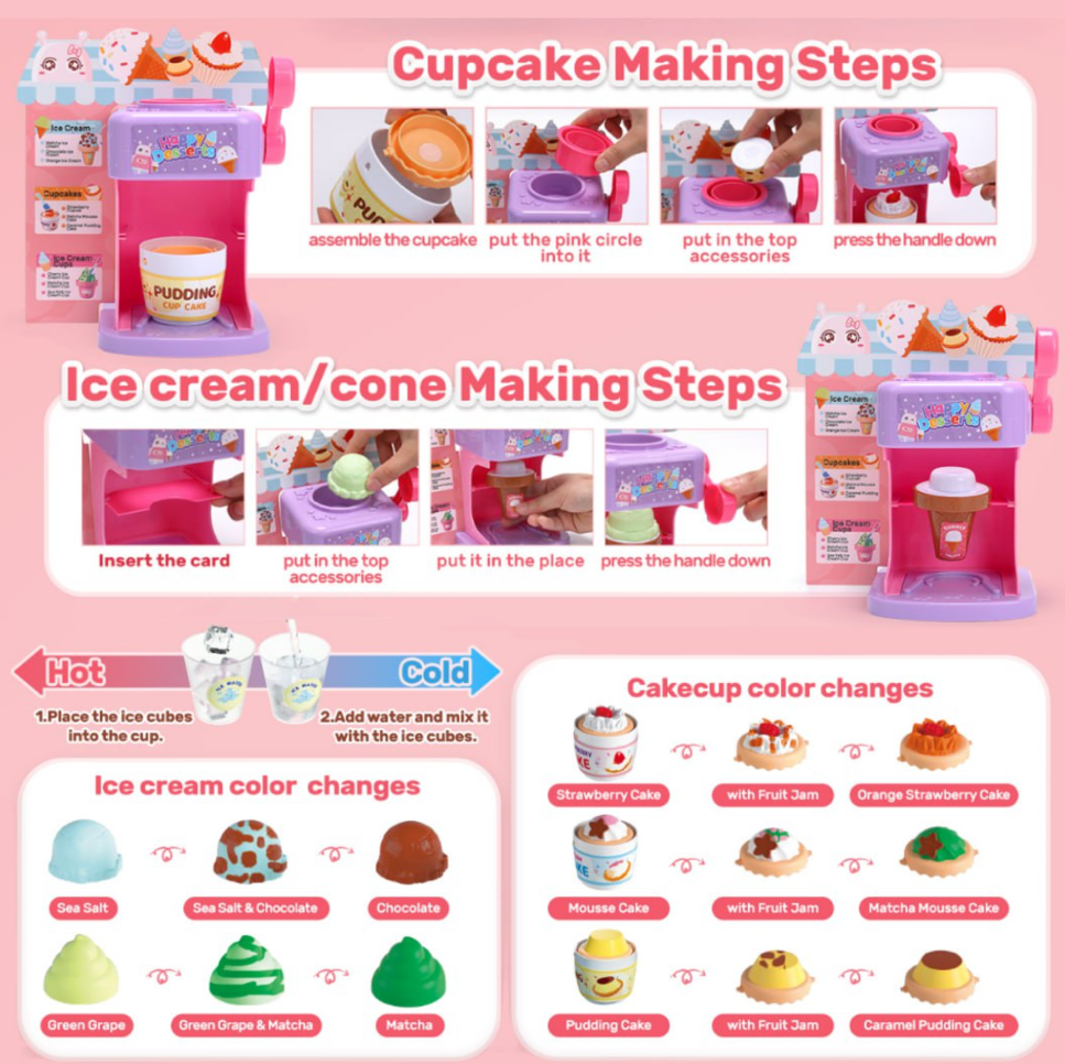 Funlock Color Changing Ice Cream