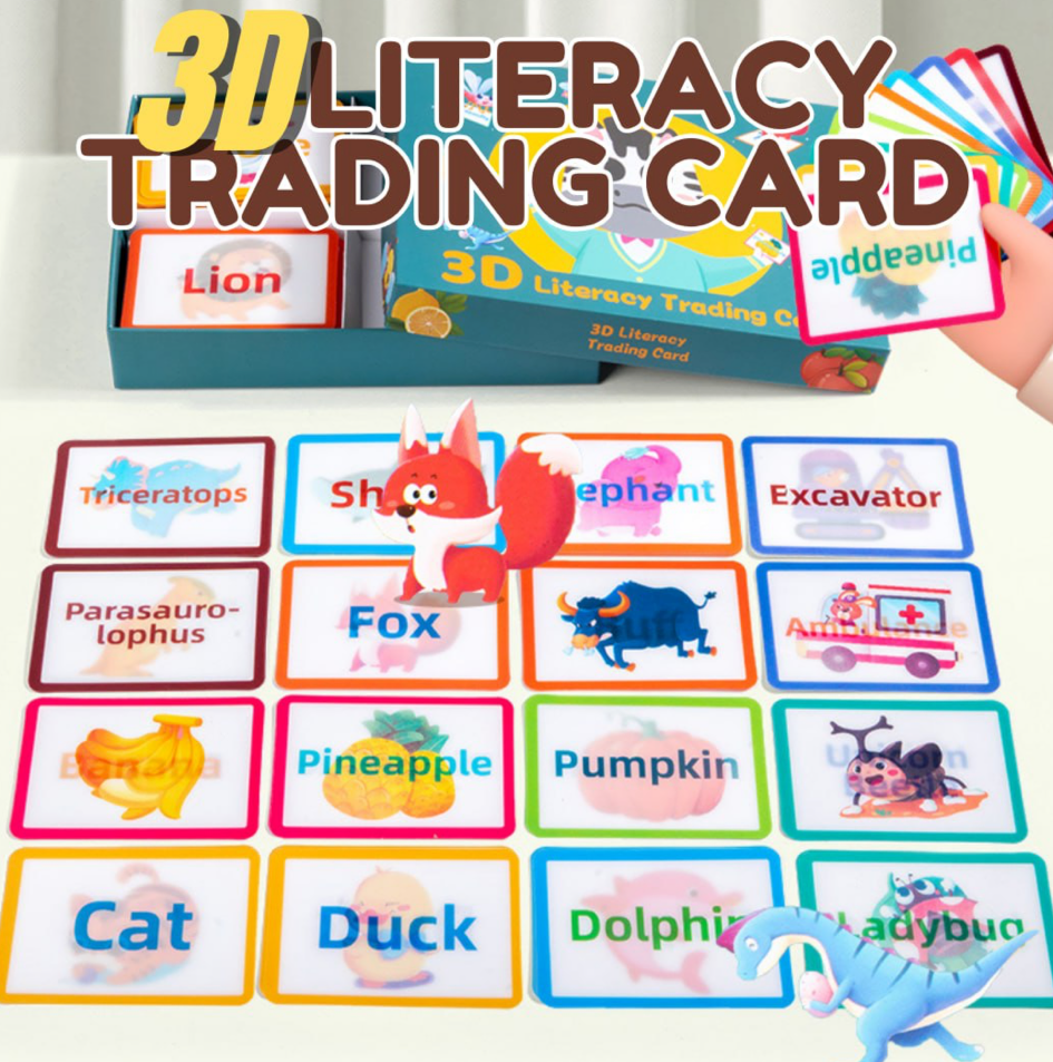 3D Literacy Trading Card