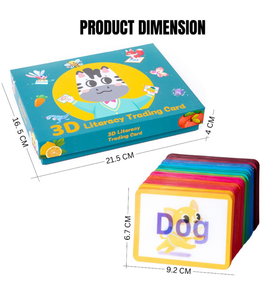 3D Literacy Trading Card